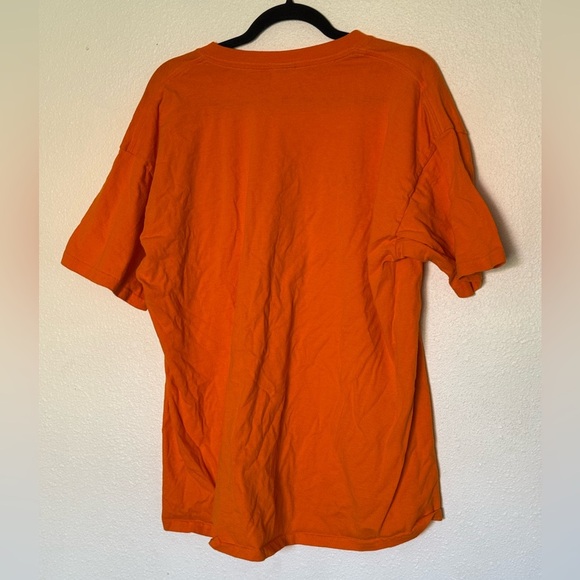 Vintage Anvil Bright Orange Tee XL Cheetos dangerously cheesy - Picture 3 of 3